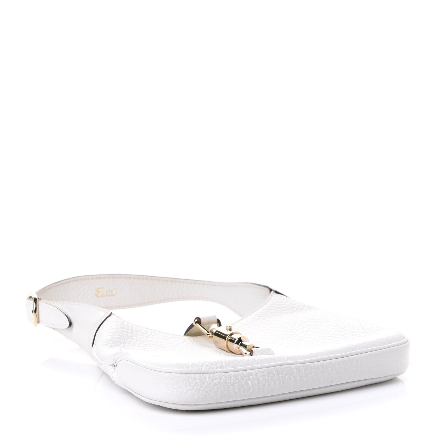 Gucci Calfskin Small Jackie O Hobo White 3 of 4
