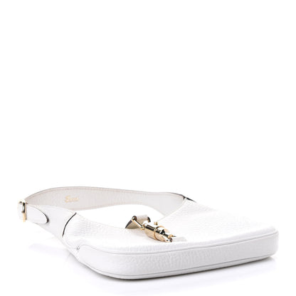 Gucci Calfskin Small Jackie O Hobo White 3 of 4