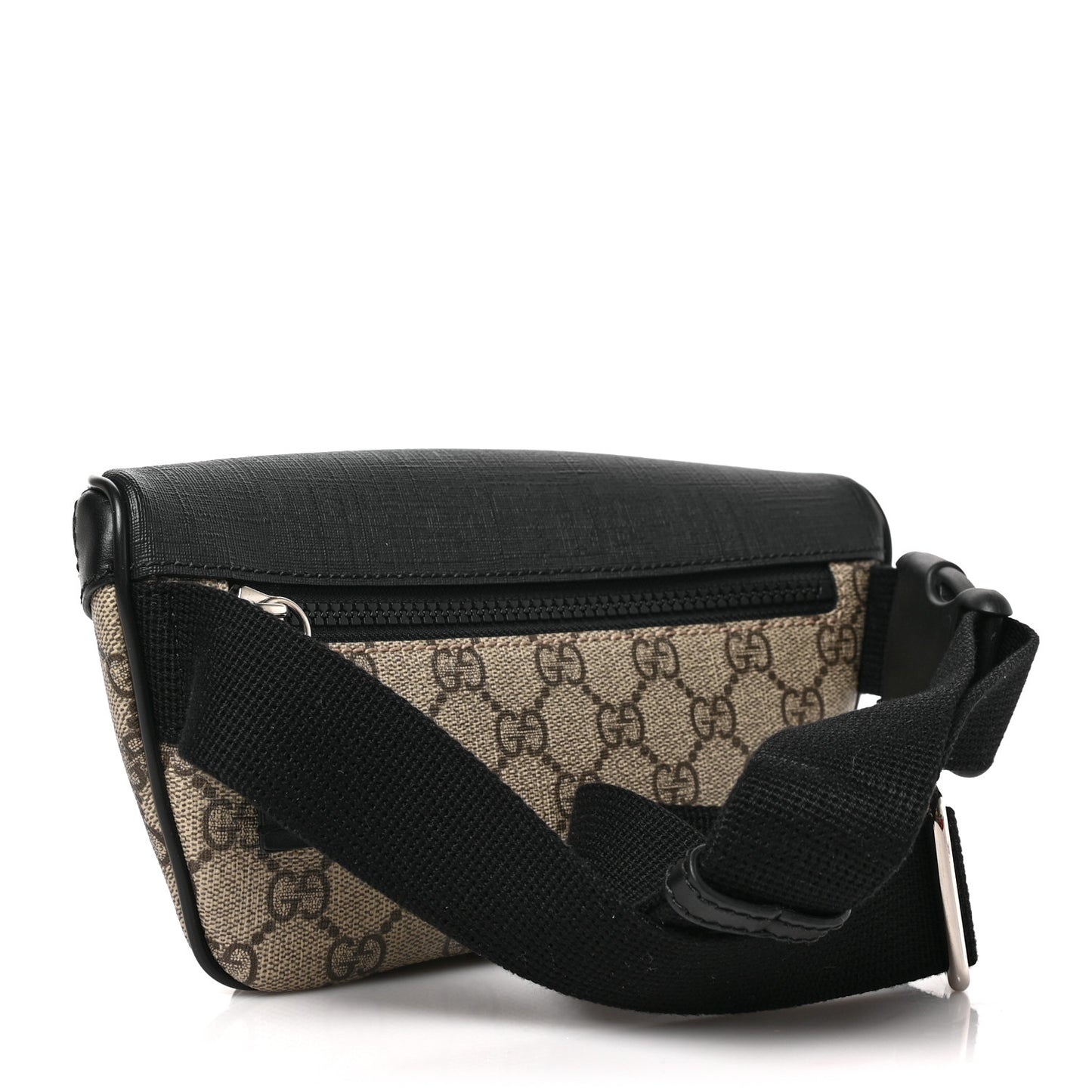 GG Supreme Monogram Belt Bag Black