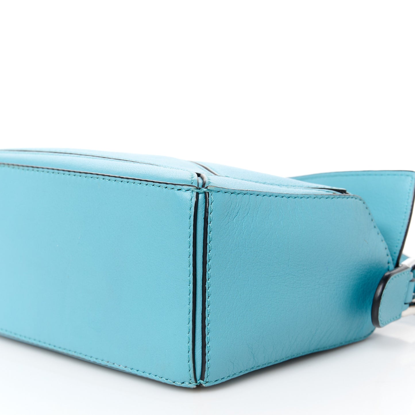 Calfskin Mini Puzzle Bag Cyan