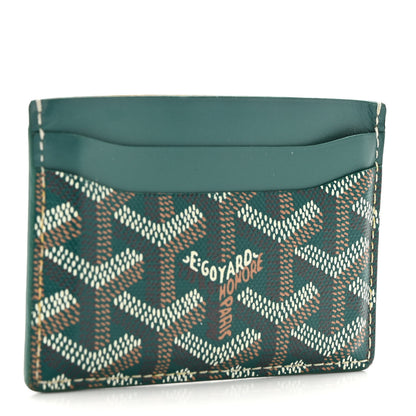 Goyard Goyardine Saint Sulpice Card Holder Green 3 of 7