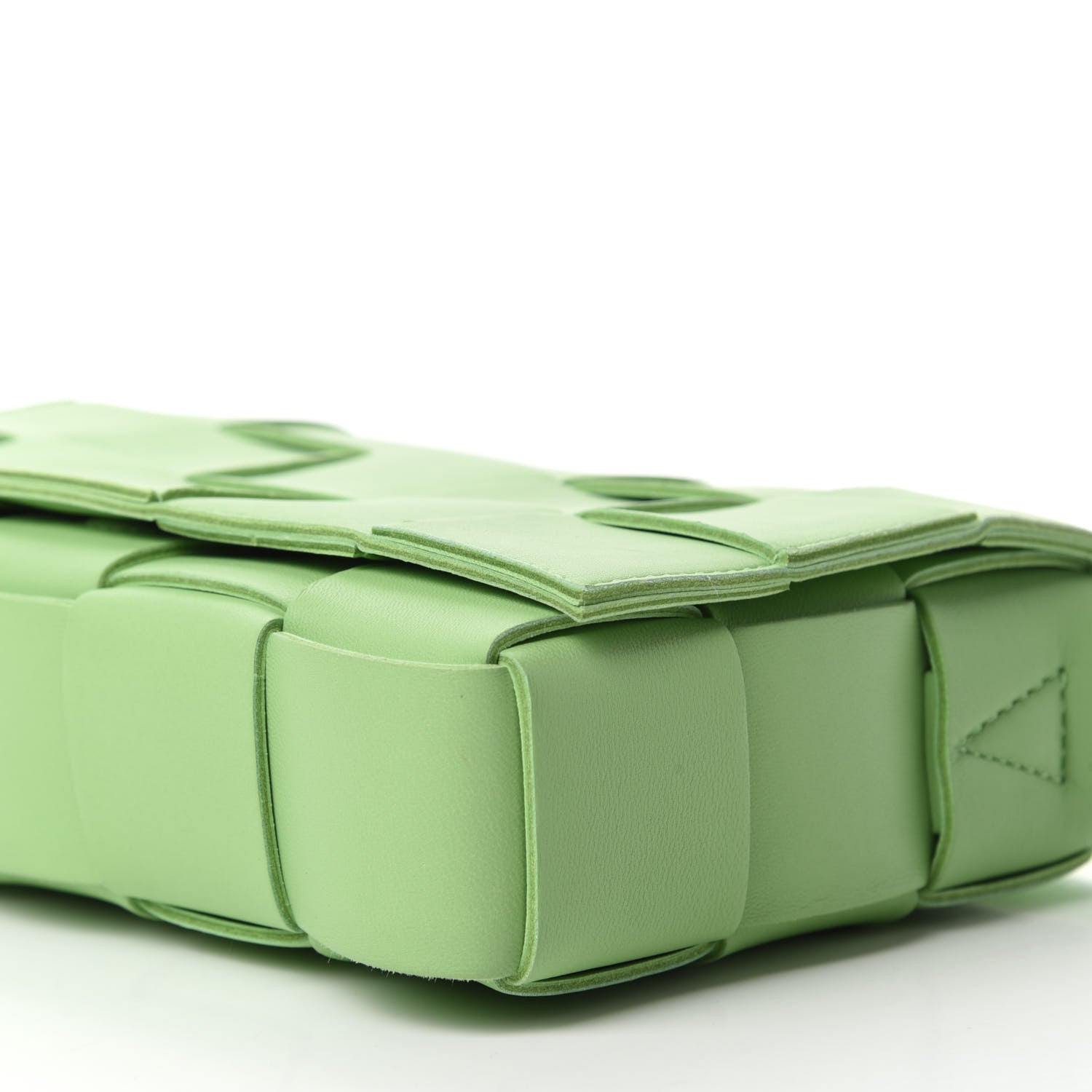 Bottega Veneta Nappa Maxi Intreccio Cassette Bag Pistachio 7 of 10