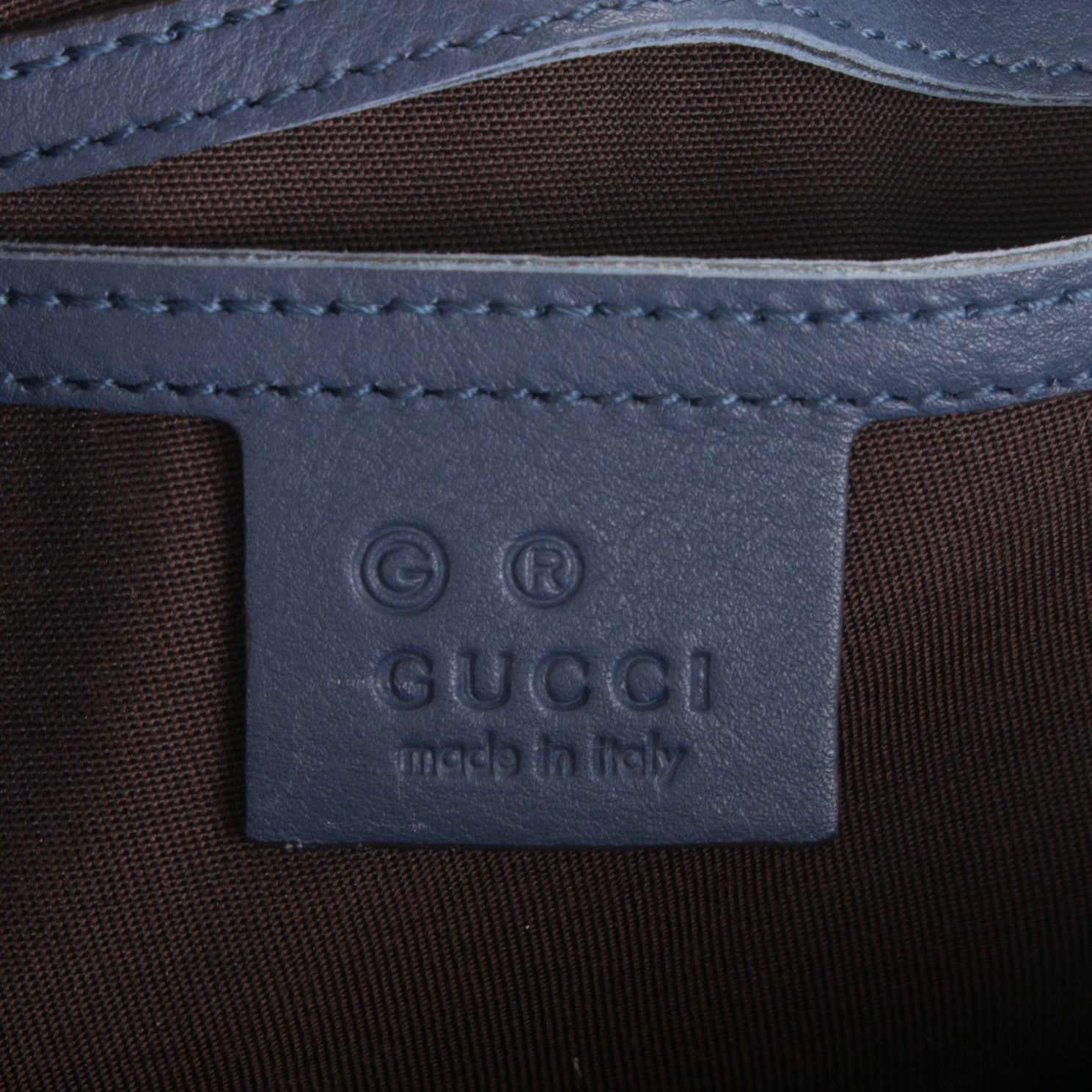 Gucci Guccissima Medium Joy Boston Blue 6 of 7