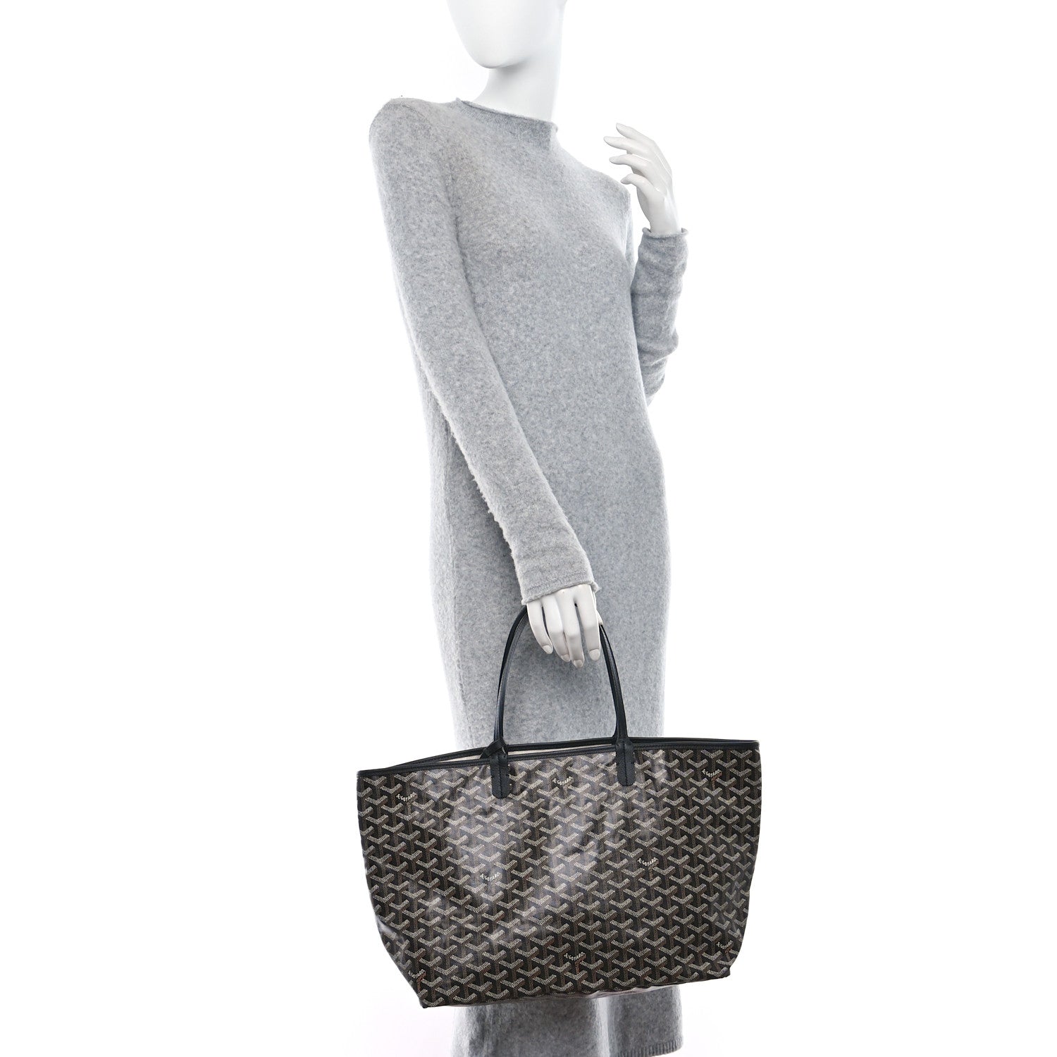 Goyard Goyardine Saint Louis PM Black 2 of 8