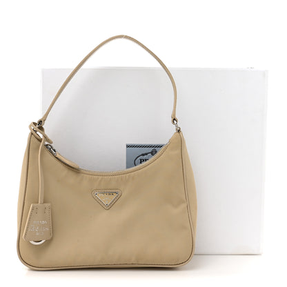 Prada Re-Nylon Saffiano Mini Re-Edition 2005 Bag Deserto 13 of 13
