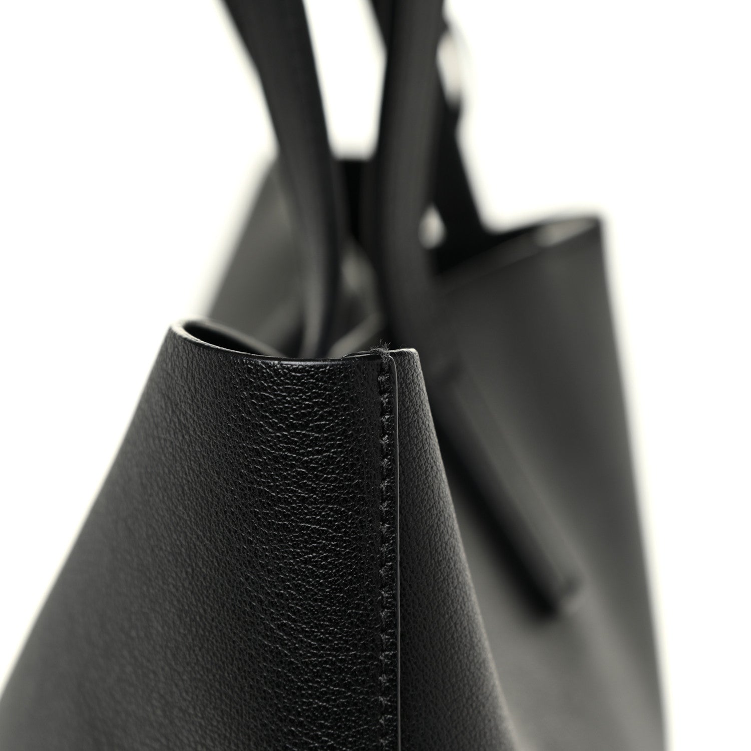 Saint Laurent Calfskin Medium Shopping Tote Black 14 of 15
