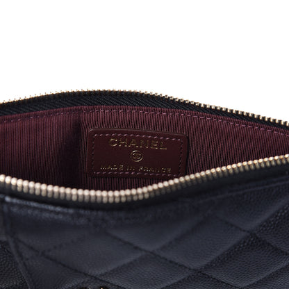 Chanel Caviar Quilted Classic Flat Wallet Pouch Black 8 of 11