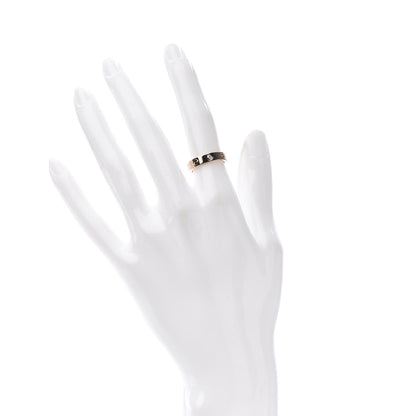 Cartier 18K Pink Gold Diamond 4mm LOVE Wedding Band Ring 49 4.75 2 of 4