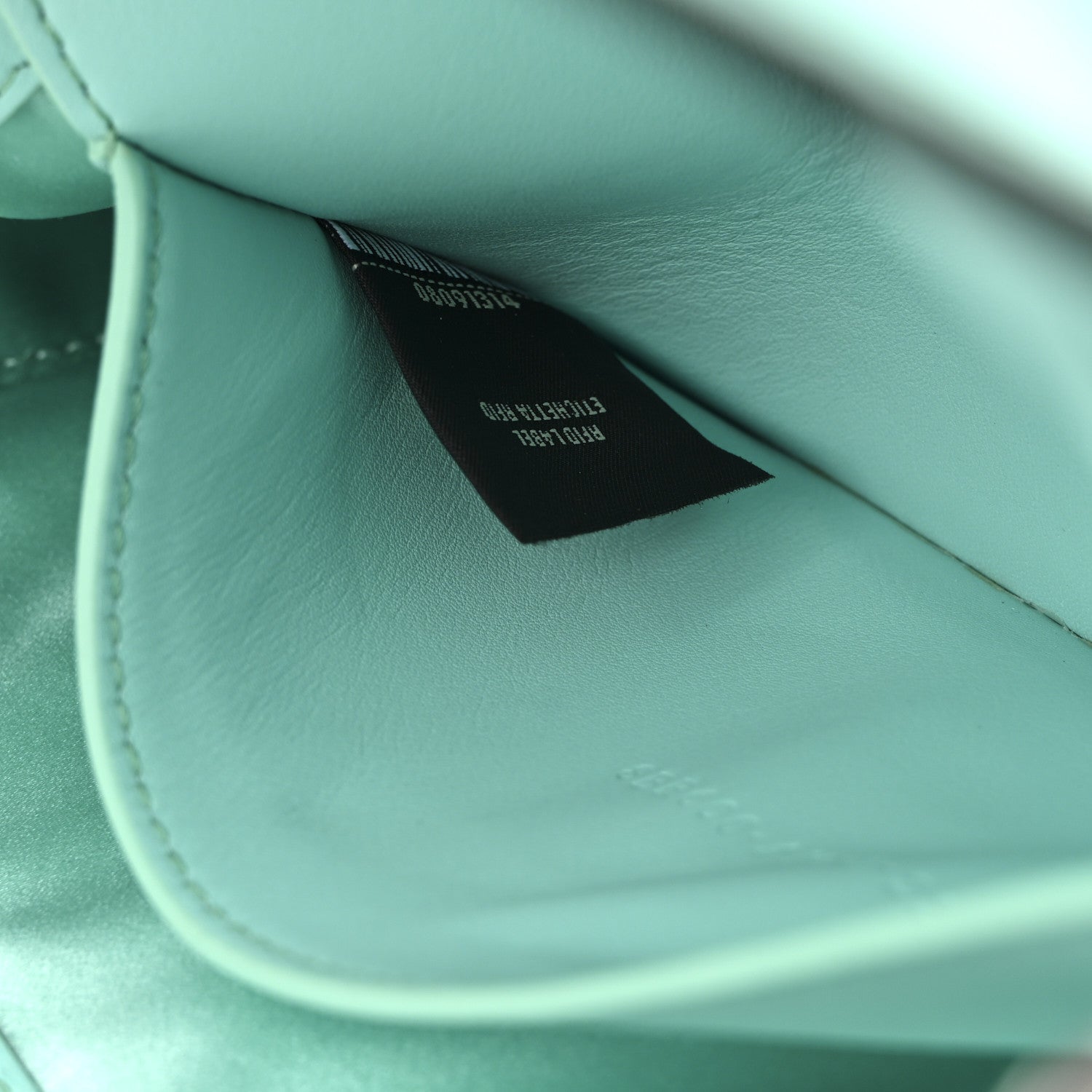 Fendi X TIFFANY Nappa Silver Baguette Blue Tiffany Silver 7 of 11