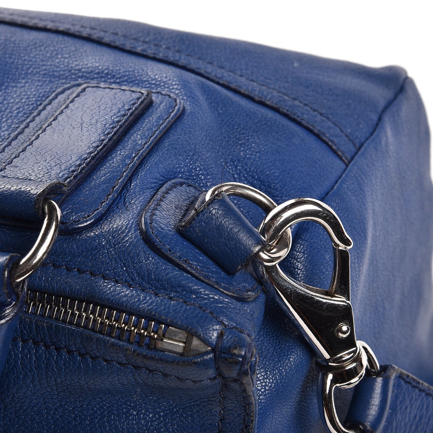 Sugar Goatskin Medium Pandora Deep Blue