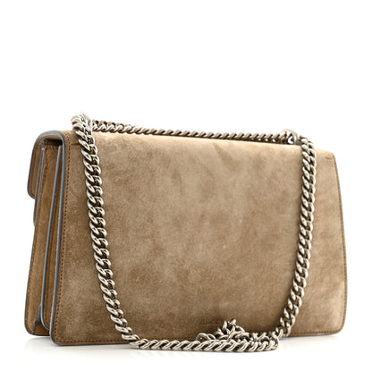 Gucci Suede Small Dionysus Shoulder Bag Taupe 3 of 15