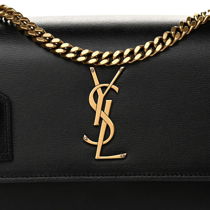Saint Laurent Calfskin Medium Monogram Sunset Black 7 of 11