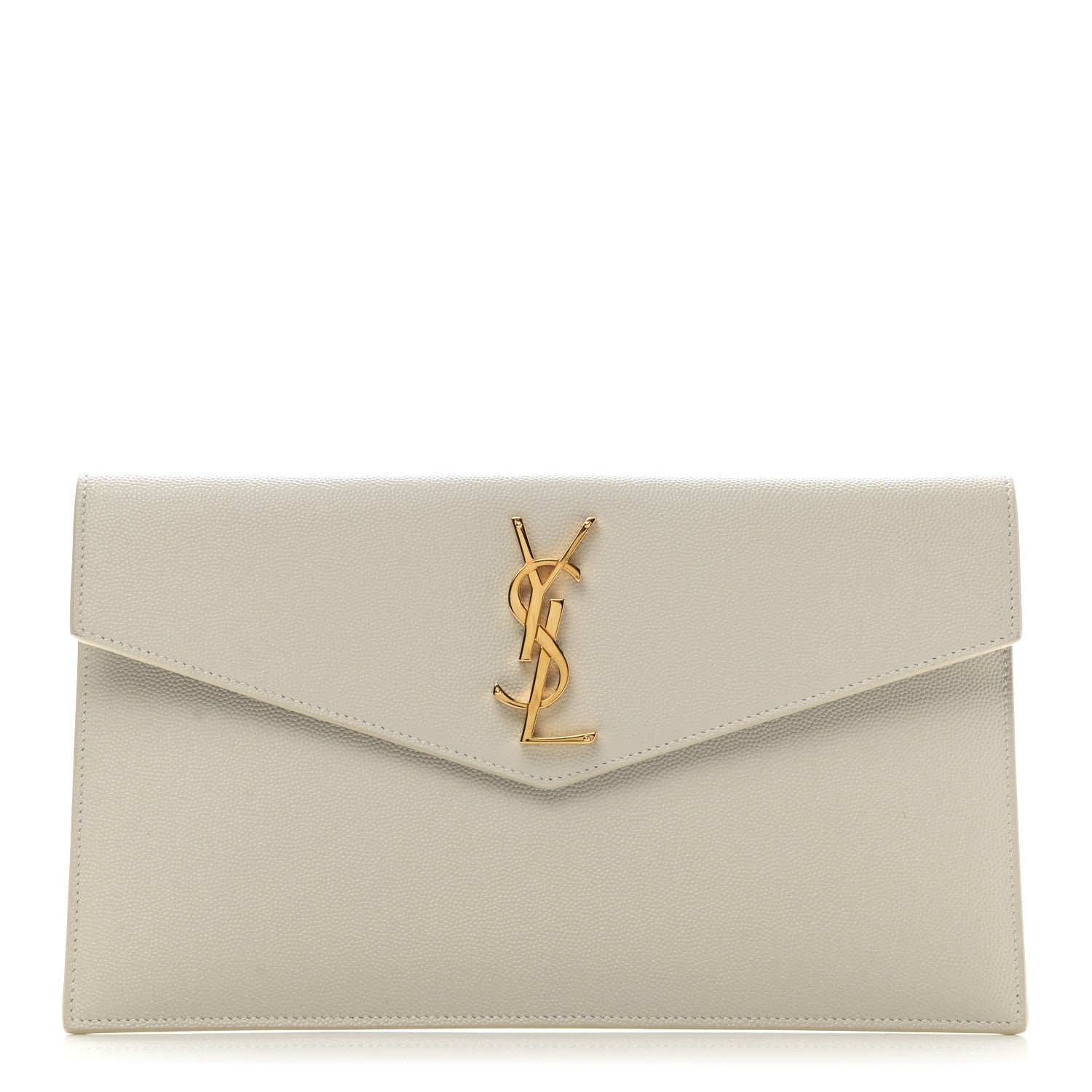 Saint Laurent Grain De Poudre Uptown Pouch Crema Soft 1 of 8