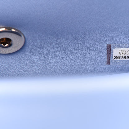 Chanel Lambskin Quilted Mini Rectangular Flap Light Blue 9 of 11