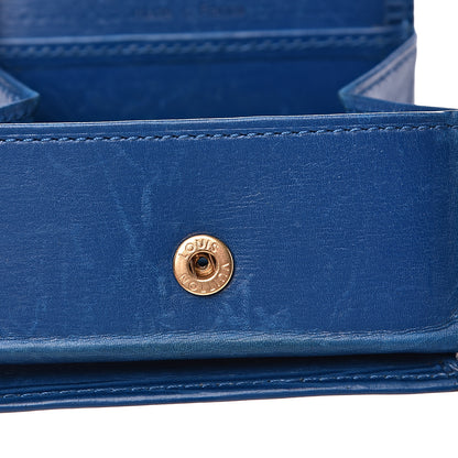 Louis Vuitton Epi Porte-Monnaie Boite Coin Purse Cyan 7 of 8