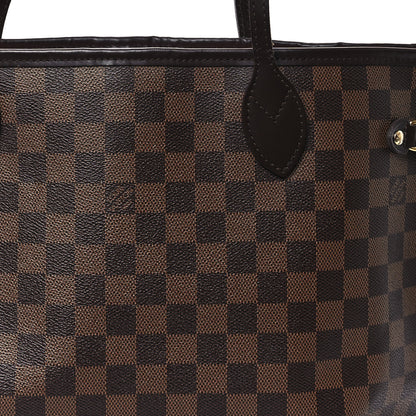 Louis Vuitton Damier Ebene Neo Neverfull MM Rose Ballerine 10 of 13