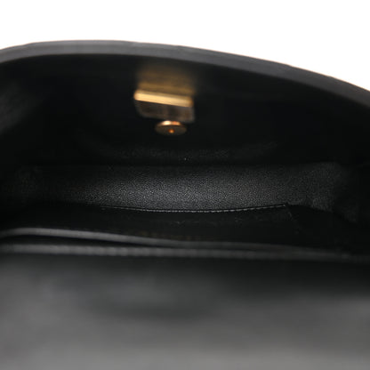 Chanel Lambskin Quilted Mini Heart Charms Flap Black 5 of 11