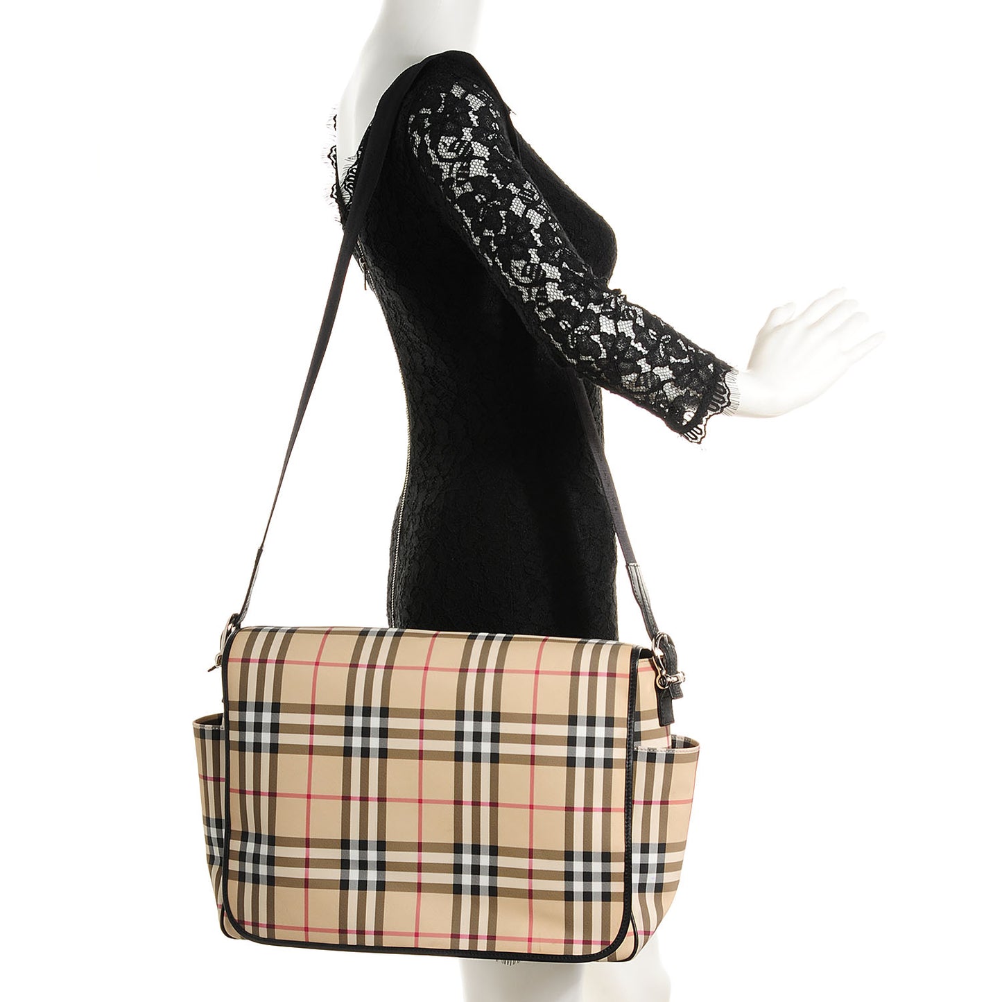 House Check Diaper Messenger Bag