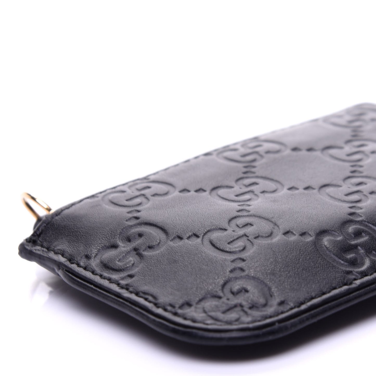 Guccissima Key Case Black