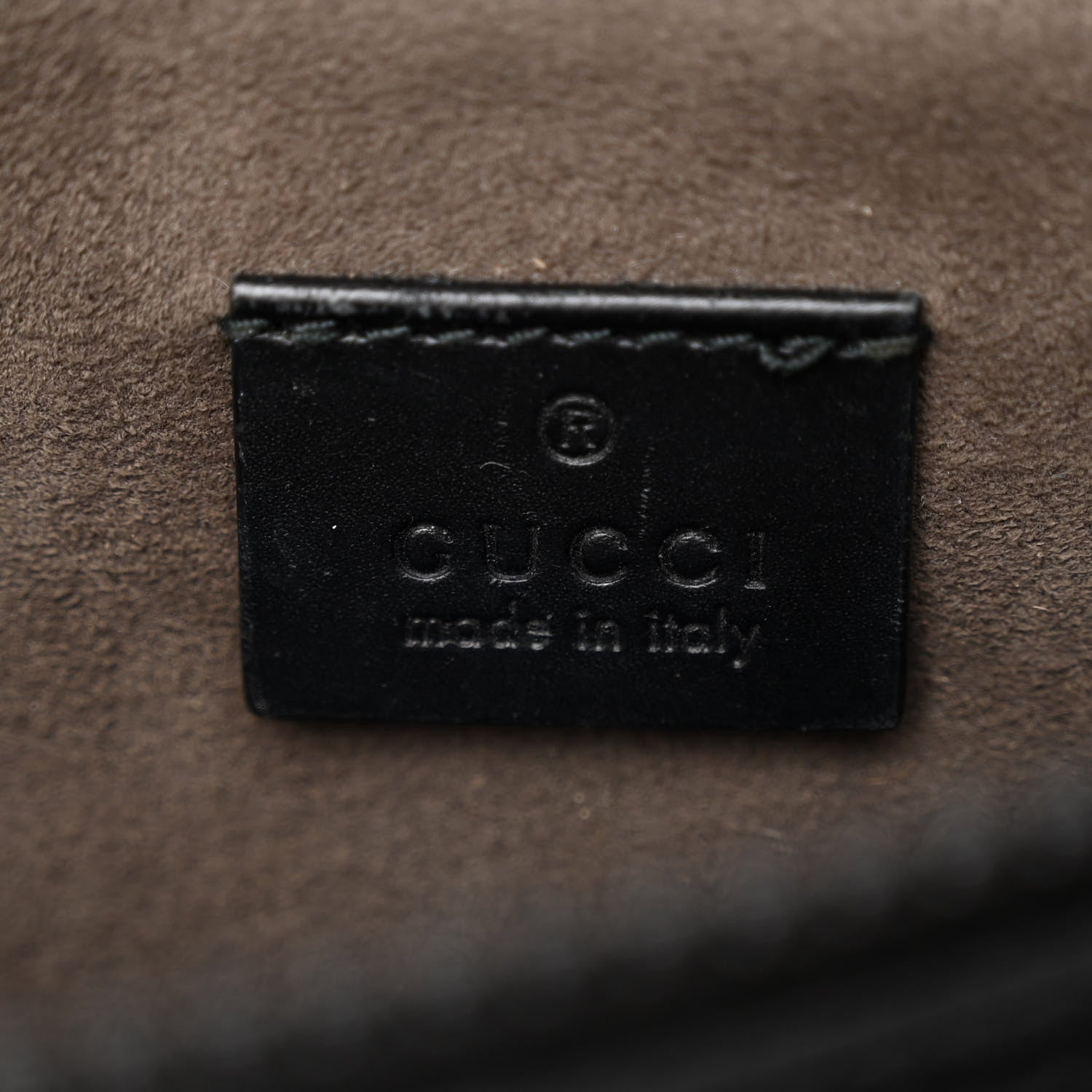 Gucci GG Supreme Monogram Belt Bag Black 6 of 11