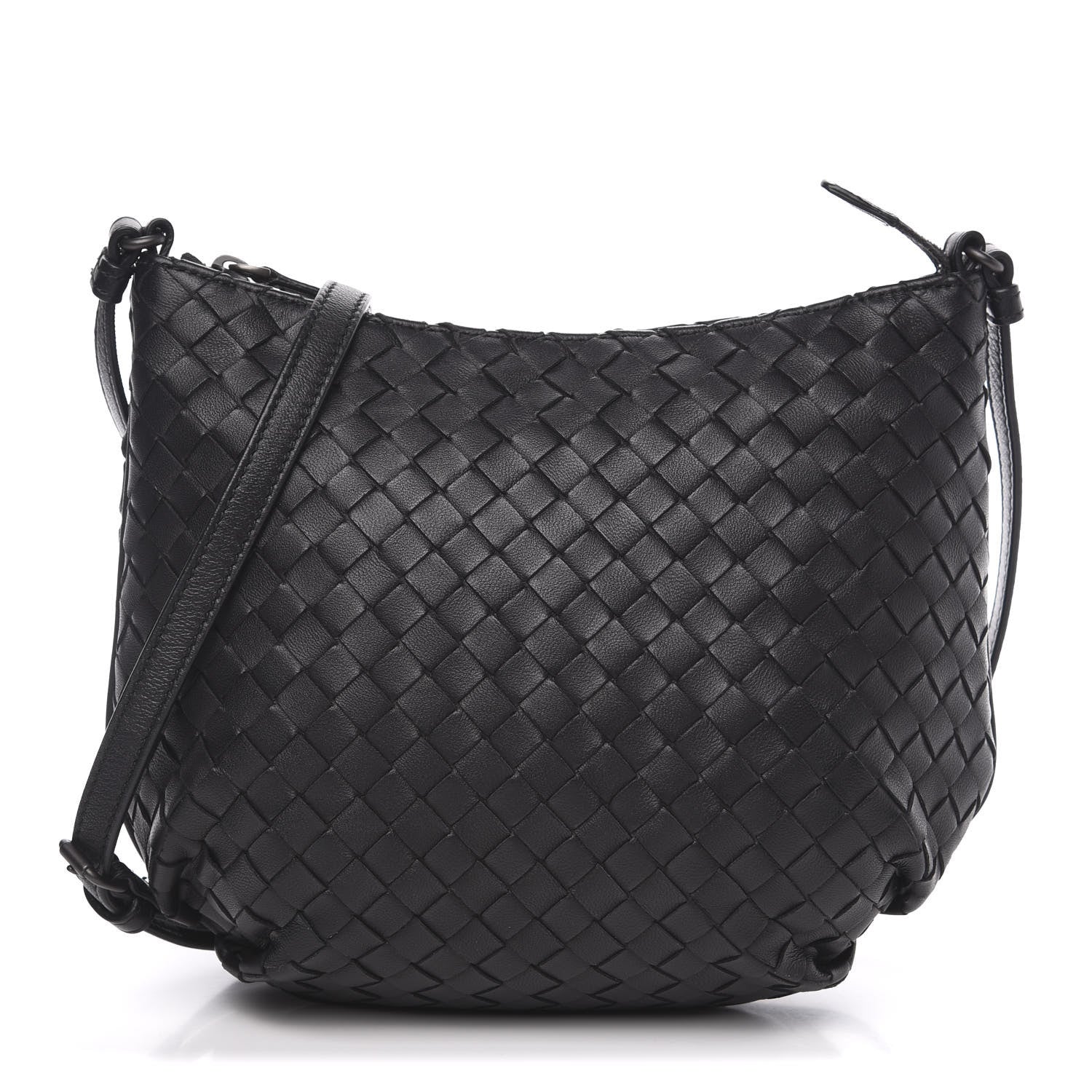 Bottega Veneta Nappa Intrecciato Crossbody Black 1 of 8