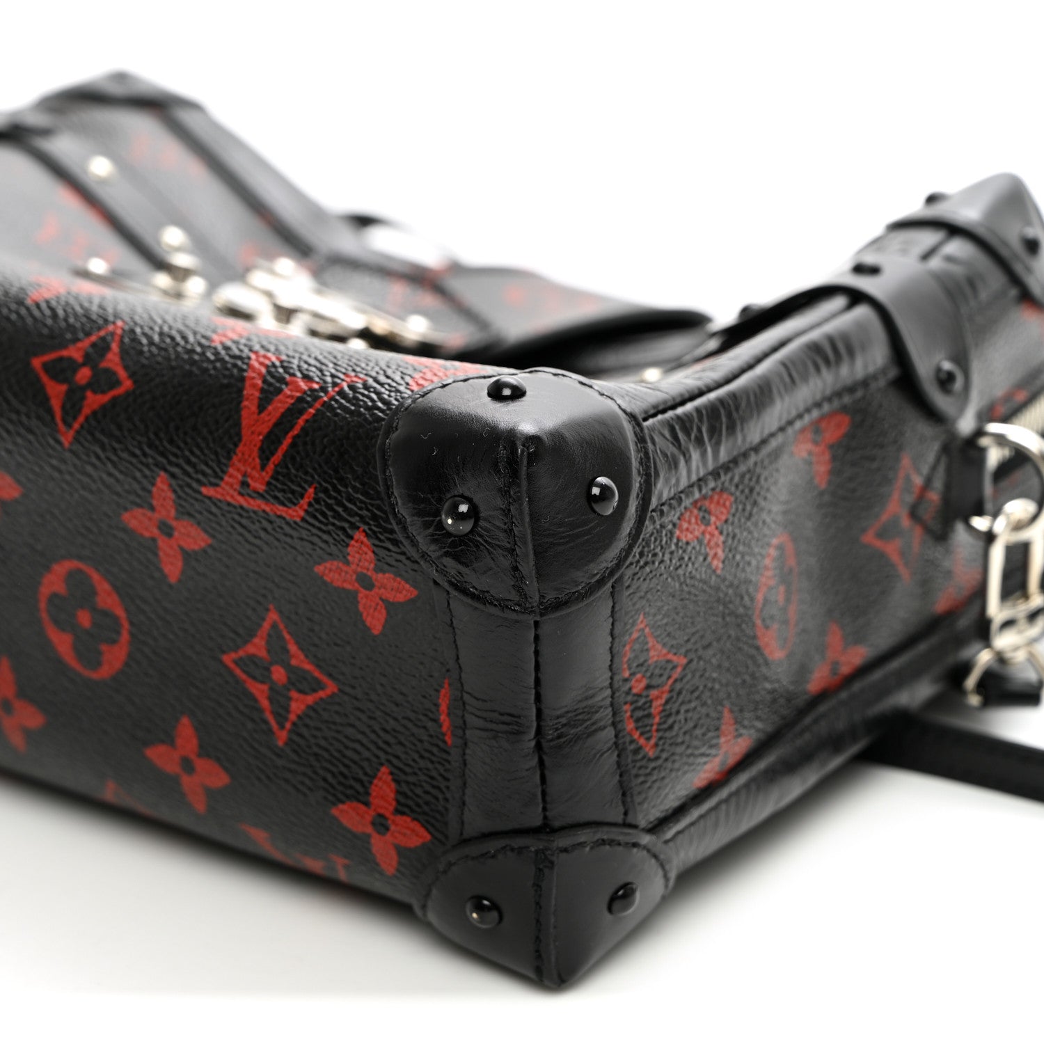 Louis Vuitton Monogram Petite Malle Soft MM Infrarouge 10 of 11