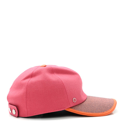 Hermes Cotton Tess Pop Cap 38 Rose 5 of 8