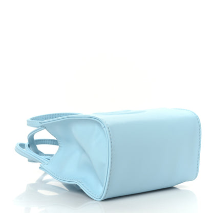 Telfar Vegan Leather Small Shopping Bag Pool Blue 4 of 8