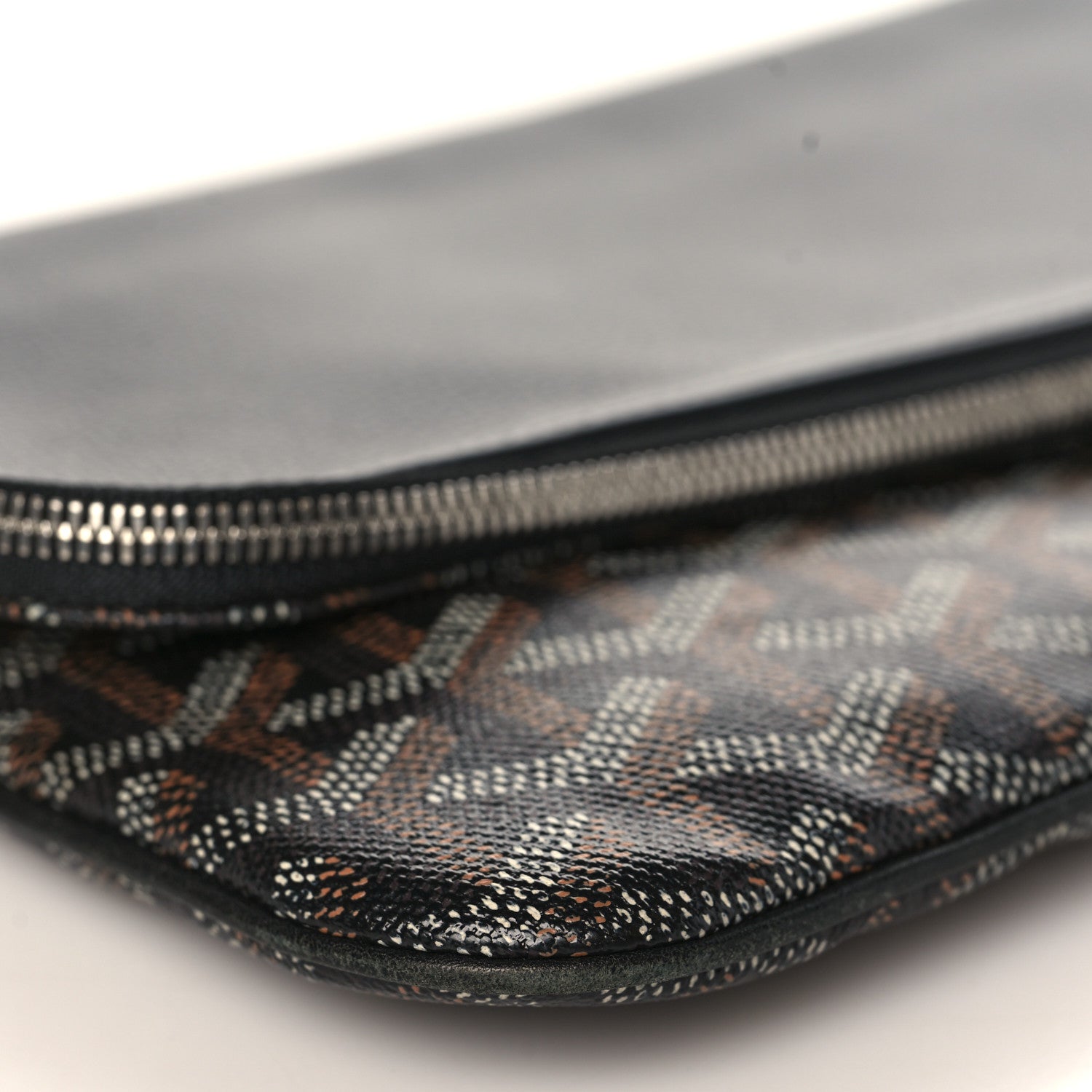Goyard Goyardine Sainte Marie Soft Clutch Black 11 of 13