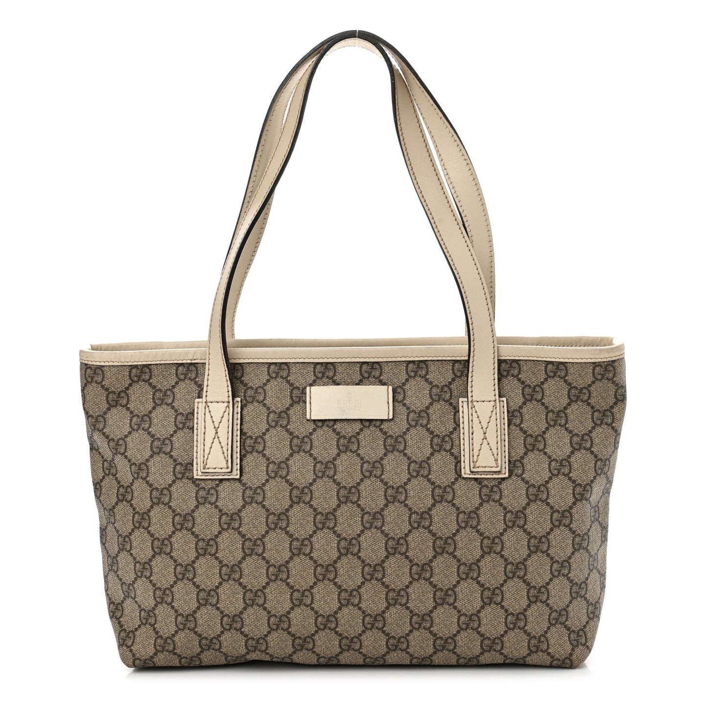 GG Supreme Monogram Small Joy Tote White