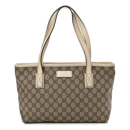 Gucci GG Supreme Monogram Small Joy Tote White 1 of 11