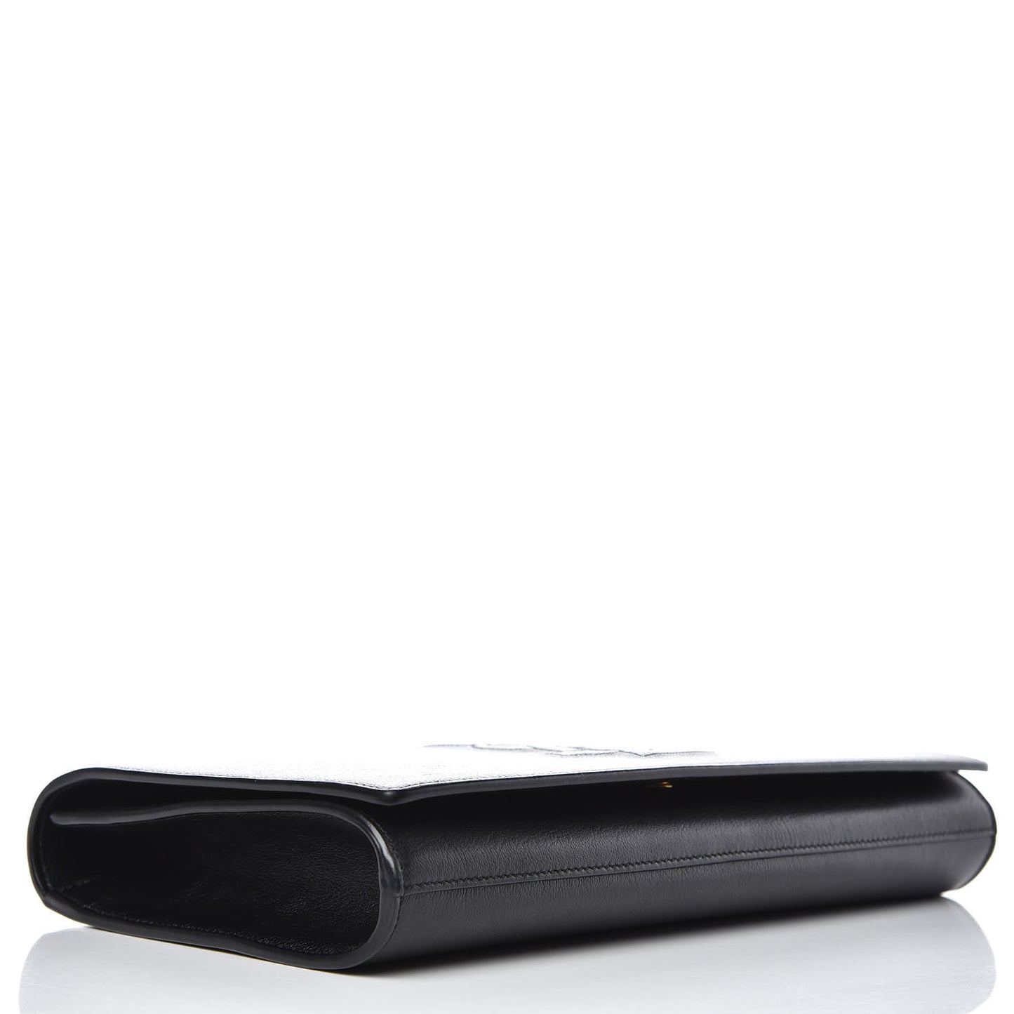 Calfskin Monogram Large Belle De Jour Clutch Black