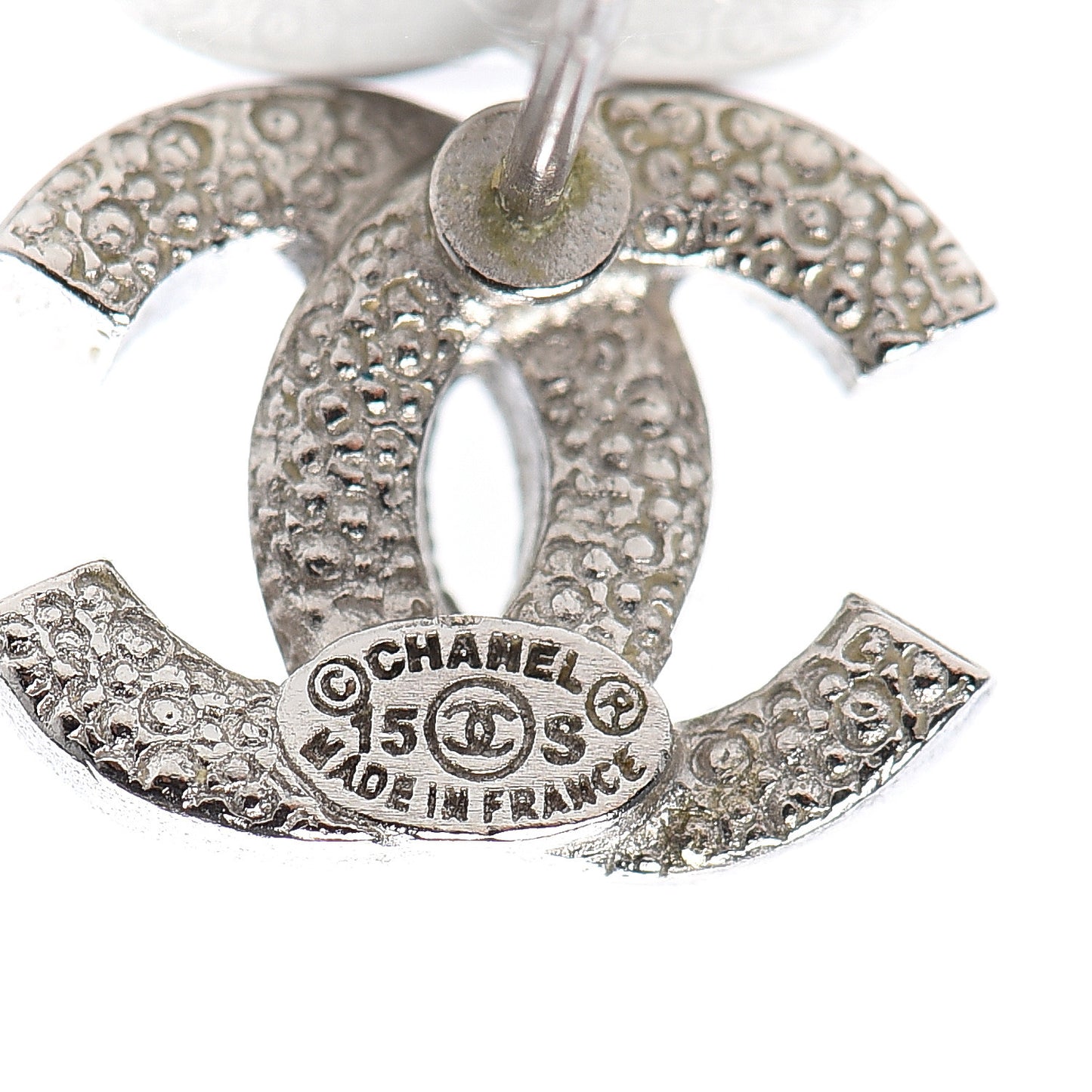 Crystal Mini Timeless CC Earrings Silver