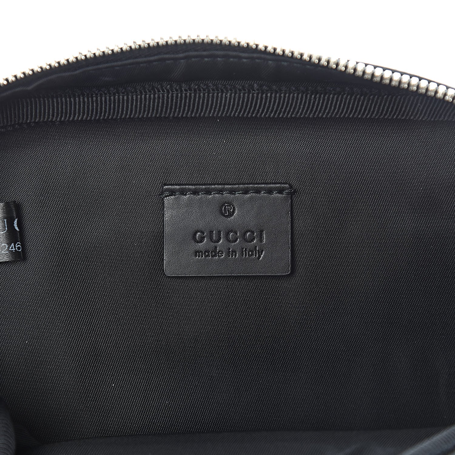 Gucci GG Supreme Monogram Web Belt Bag Black 7 of 11