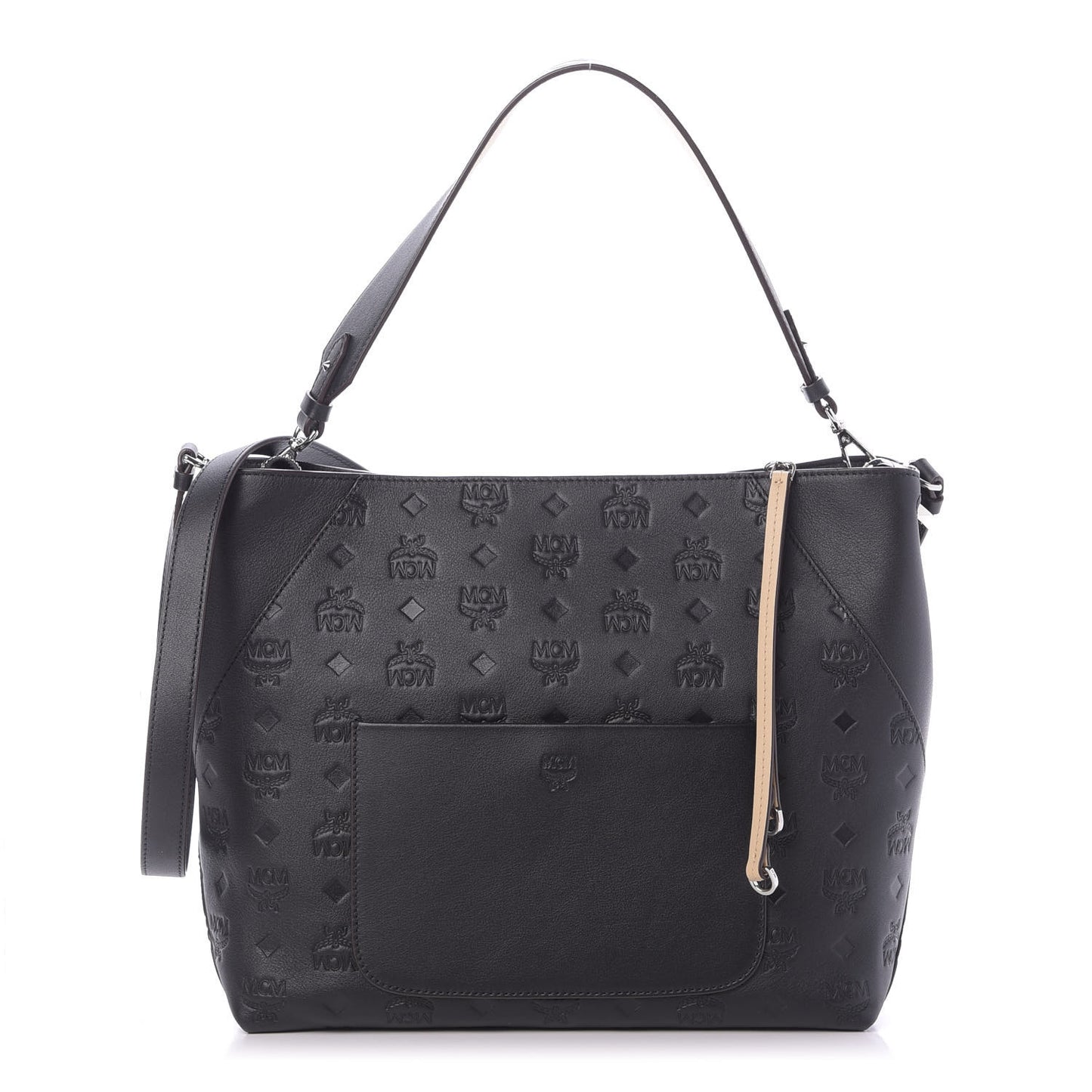 Calfskin Ottomar Medium Klara Hobo Black