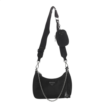 Prada Nylon Re-Edition 2005 Shoulder Bag Black 1 of 14