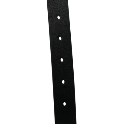Christian Dior Calfskin 30 Montaigne Cut-Out CD Belt 90 36 Black 4 of 5