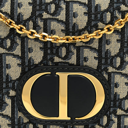 Christian Dior Oblique 30 Montaigne 2-In-1 Pouch Blue 6 of 8