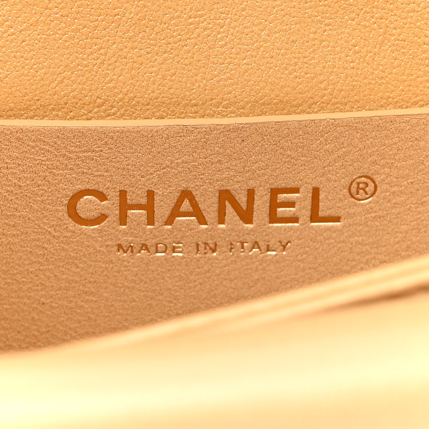 Chanel Metallic Lambskin Quilted Mini Top Handle Flap Gold 7 of 14