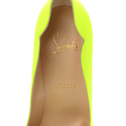 Christian Louboutin Calfskin Hot Chick 100 Pumps 38.5 Fluo 7 of 7