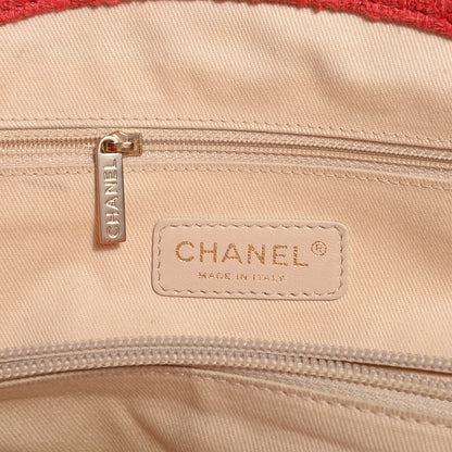 Chanel Tweed Nature Tote Red 6 of 7