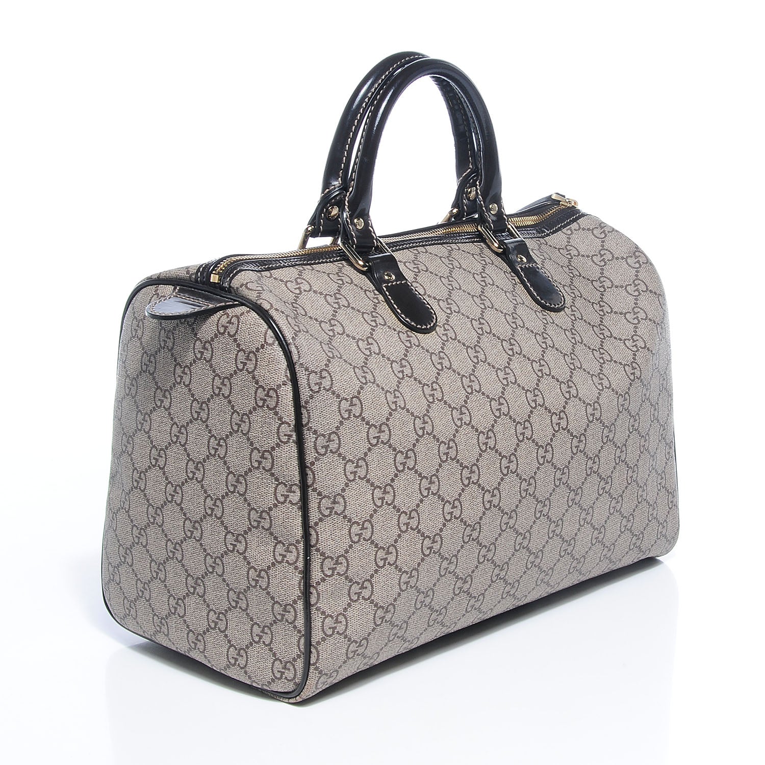 Gucci GG Plus Monogram Tattoo Heart Medium Joy Boston Dark Brown 3 of 7
