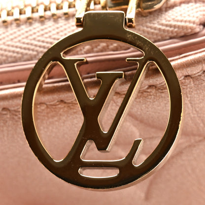 Louis Vuitton Metallic Lambskin Embossed Monogram Lou Coussin Wallet  Rose Gold 9 of 10