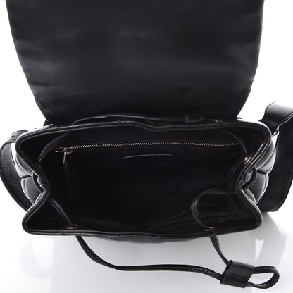 Saint Laurent Calfskin Y Quilted Monogram Small Loulou Backpack Black 5 of 8
