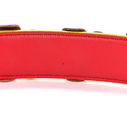 Fendi Vitello Dolce Flowerland Studded Strap You Blue Corallo Multicolor 5 of 8