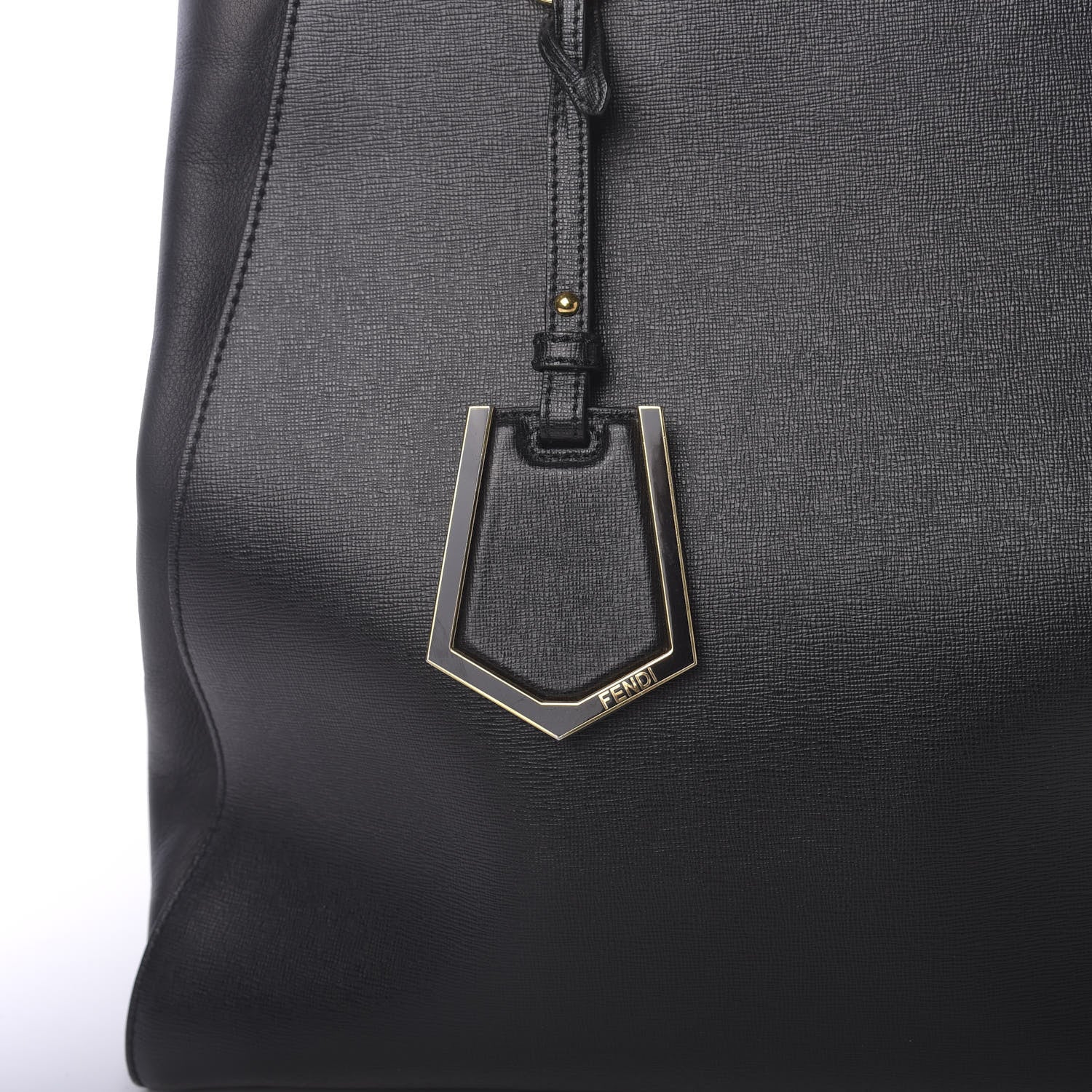 Fendi Vitello Elite Large 2Jours Tote Black 10 of 10