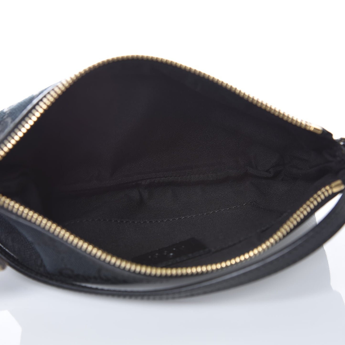 Monogram Bumble Bee Charm Pochette Black