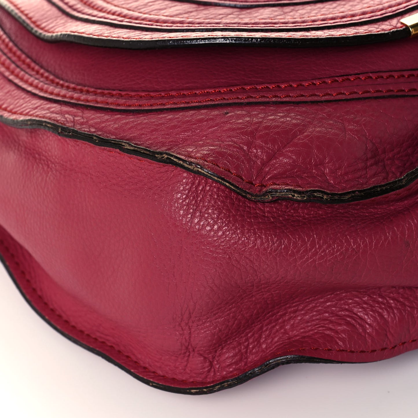 Calfskin Medium Marcie Hobo Peony Red