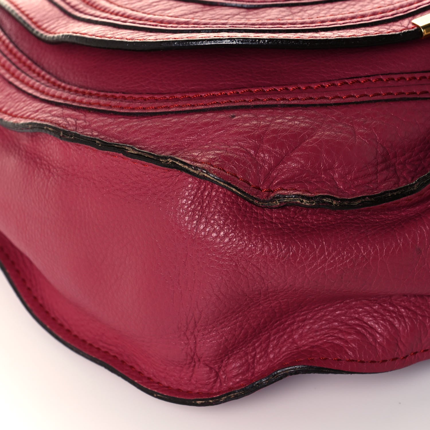Chloe Calfskin Medium Marcie Hobo Peony Red 9 of 17