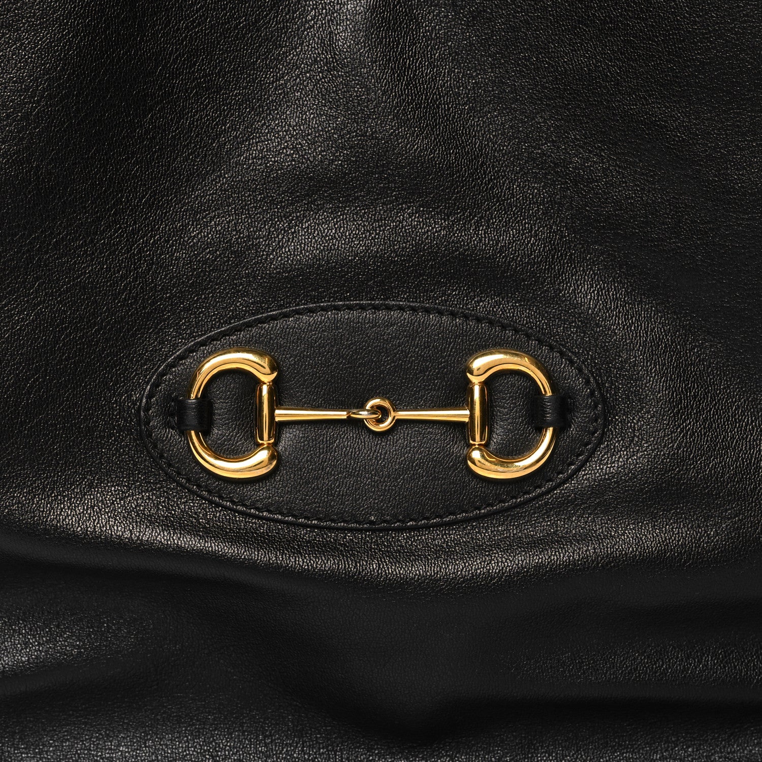 Gucci New Sakai Calfskin Lux Horsebit 1955 Tote Bag Black 8 of 12